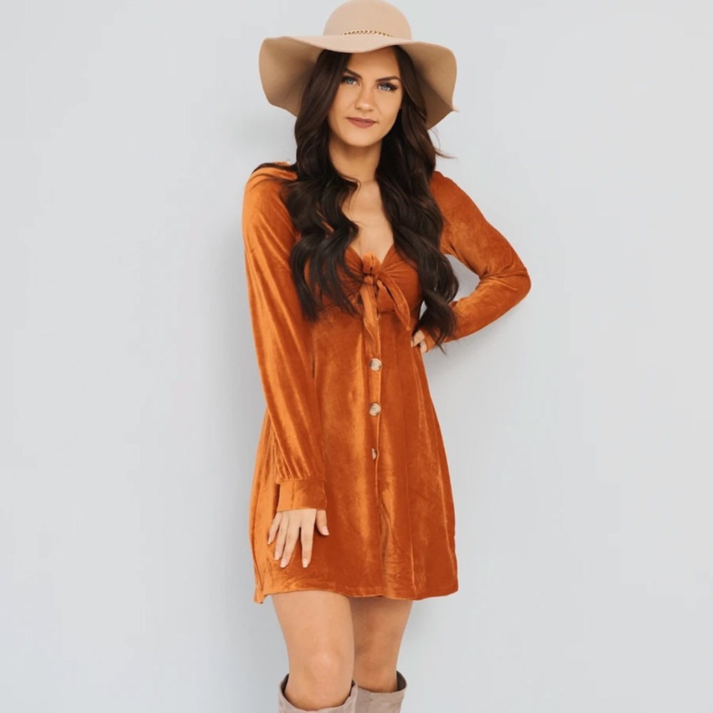 Rust Fall Dress! - never worn!